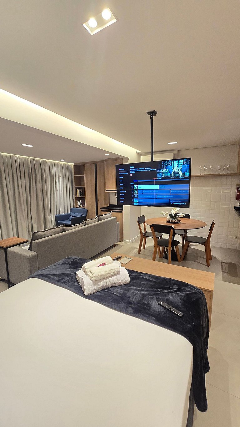 Studio Amplo e luxuoso/Garagem/Vila Mariana
