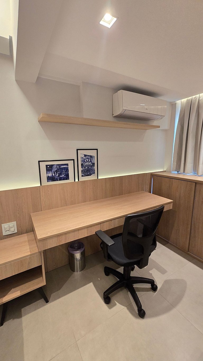 Studio Amplo e luxuoso/Garagem/Vila Mariana