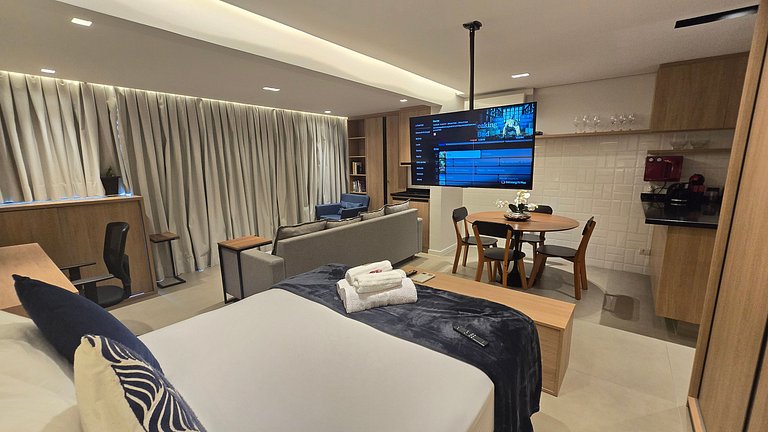 Studio Amplo e luxuoso/Garagem/Vila Mariana