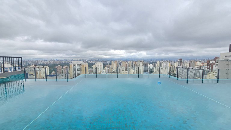 Studio Amplo e luxuoso/Garagem/Vila Mariana