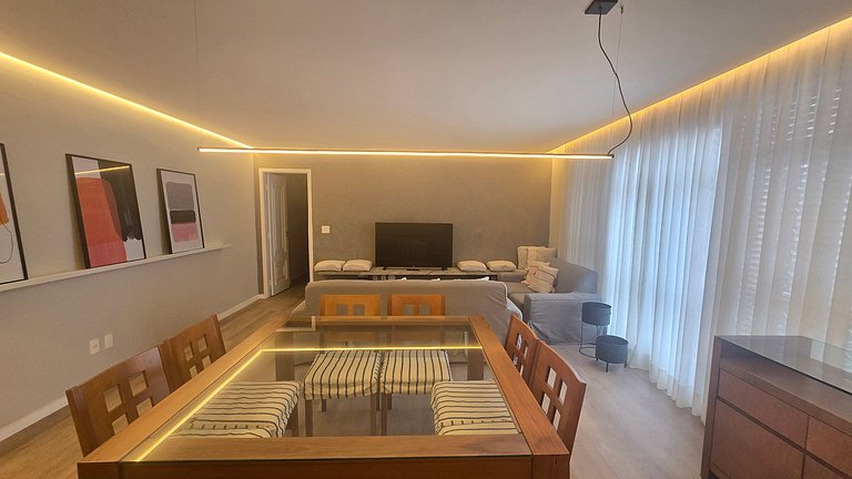 Apê de 3 dorms ao lado da Paulista / Novo e amplo