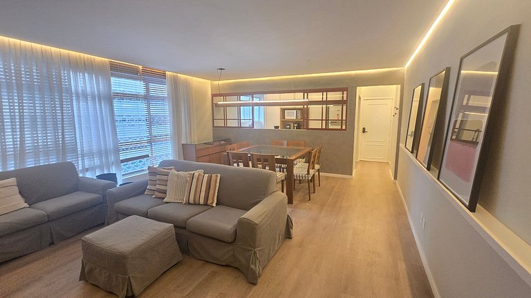 Apê de 3 dorms ao lado da Paulista / Novo e amplo
