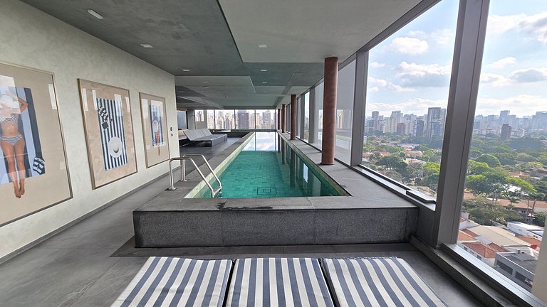 Studio Completíssimo em Moema/Piscina/Academia