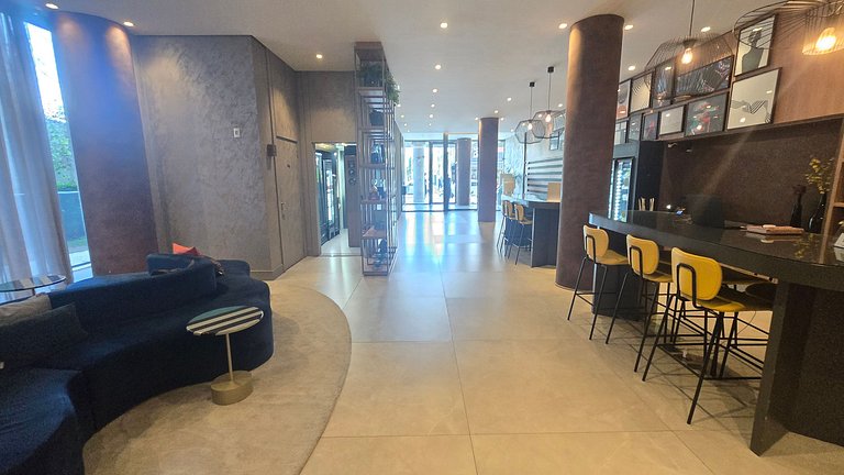 Studio Completíssimo em Moema/Piscina/Academia