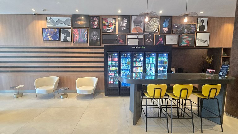 Studio Completíssimo em Moema/Piscina/Academia