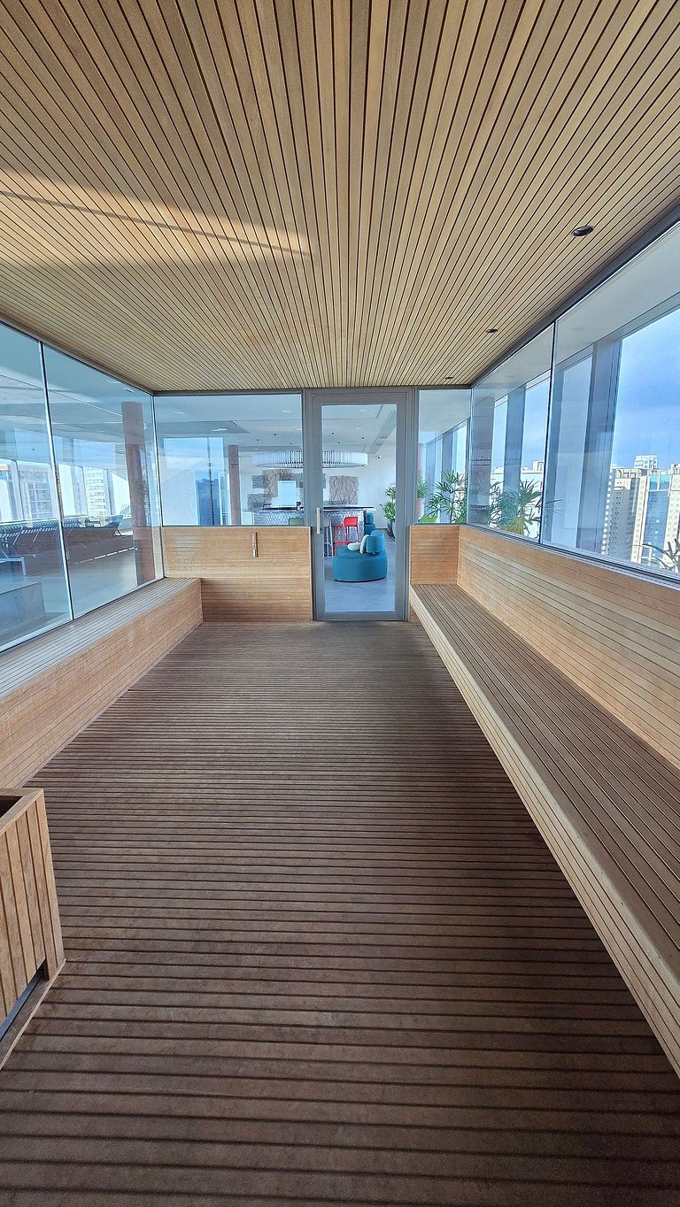 Studio Completíssimo em Moema/Piscina/Academia