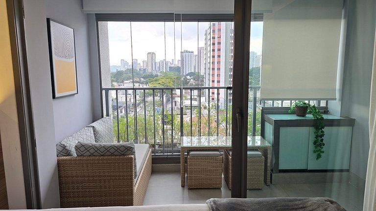 Studio Completíssimo em Moema/Piscina/Academia