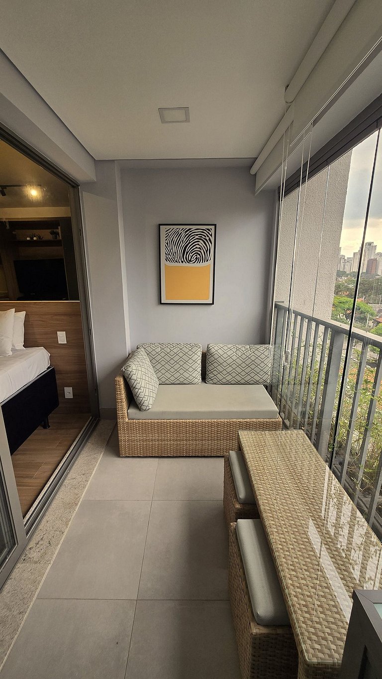 Studio Completíssimo em Moema/Piscina/Academia