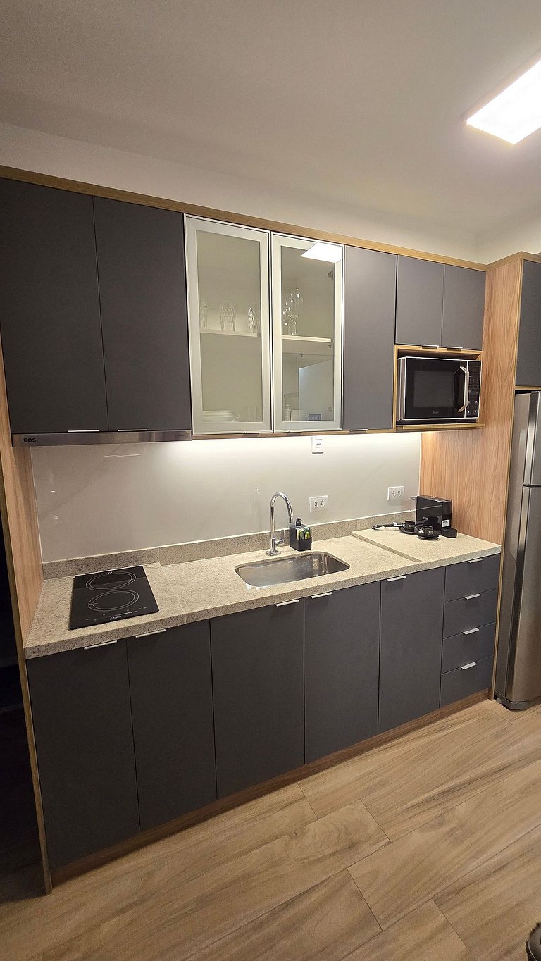 Studio Completíssimo em Moema/Piscina/Academia