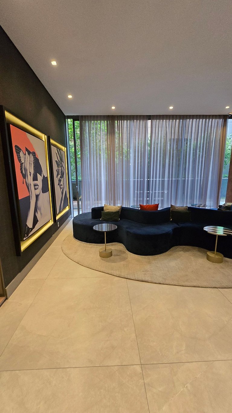 Studio Completíssimo em Moema/Piscina/Academia