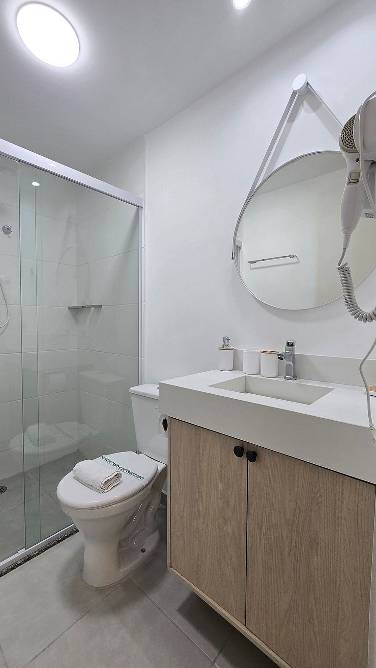 Studio Conforto em Pinheiros/ Sacada / 2 min metro
